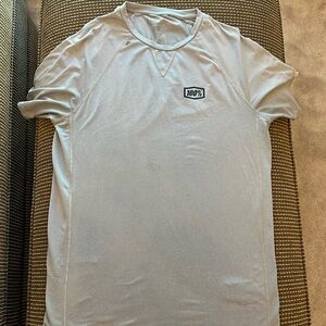 EUC 100% motorcycle tee size medium grey